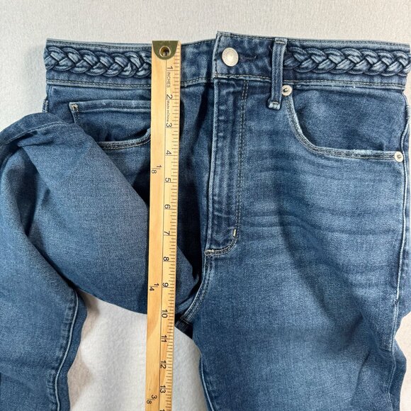 Abercrombie and Fitch Jeans Womens 26 Blue Skinny Ankle High Rise Dark Wash - Picture 9 of 13
